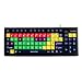 Accuratus Monster 2 USB Learning Keyboard in Lowercase - Mixed Colour