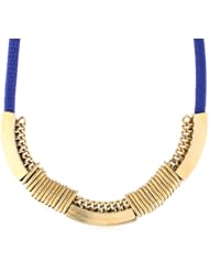Yochi Gold Plated Collar Necklace, 19"