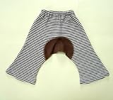 Organic Cotton Baby Wa Monkey Pants Temple Brown 0-6 month