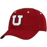 NCAA Zephyr Utah Utes Red DH Fitted Hat (7 1/4)