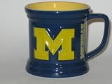 MICHIGAN WOLVERINES 11 oz. Team Logo Sculpted Coffee Mug