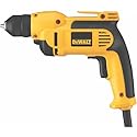 DEWALT DWD112 3/8-inch VSR Pistol Grip Drill with Keyless All-Metal Chuck 7.0 Amp