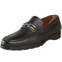 a.testoni Men's M80177 Lugg Sole Moccasin,Nero,7 M US