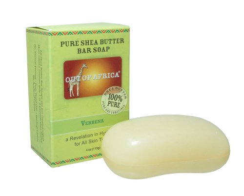 Out Of Africa Verbena Shea Butter Bar Soap, 4-Ounce (Pack of 4)