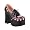 black pu/pink hearts