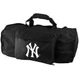 MLB New York Yankees Foldaway Duffle (Medium, Black)