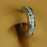 BODY JEWELRY THAT WILL CHANGE YOUR LIFE TUMMYTOYS 14K WHITE GOLD DIAMOND PAVE BELLY RING