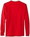 Russell Athletic Men's Basic Cotton Long Sleeve Tee, True Red, X-Large