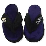BALTIMORE RAVENS OFFICIAL THONG SLIPPERS SZ EXTRA LARGE