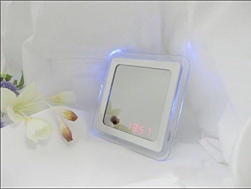 Microtimes sound control mirror clock Can display time with blue LED Magic mirror