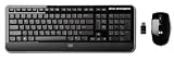 HP 2,4 GHz schnurlose Multimediatastatur und Maus
