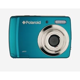 Polaroid CAA-800QC 8 MP Digital Camera CMOS Sensor with 3x Optical Zoom, Turquoise