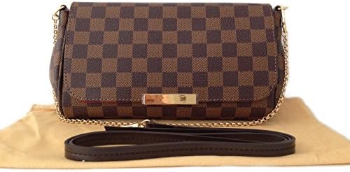 Leather Strap Canvas Material Favorite Cluth Handbag (Brown)