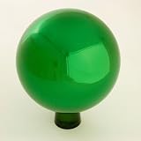 from Lauschaer Glaskunst Garden sphere from glass green mirrored 18 cm Model D 111842