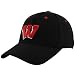 NCAA Top Of The World Wisconsin Badgers Black Basic Logo 1-Fit Hat