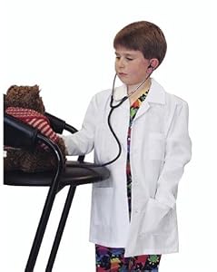 Landau 7003 Kid's Size Lab Coat White Size 2