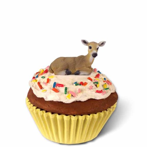 Deer Doe Cupcake Trinket Box