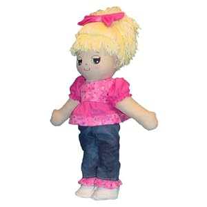 Adorable Kinders Pink Blouse and Blue Jeans Ensemble by