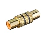 Produkt-Bild: Adapter Cinch Kupplung auf Cinch Kupplung (Gold)