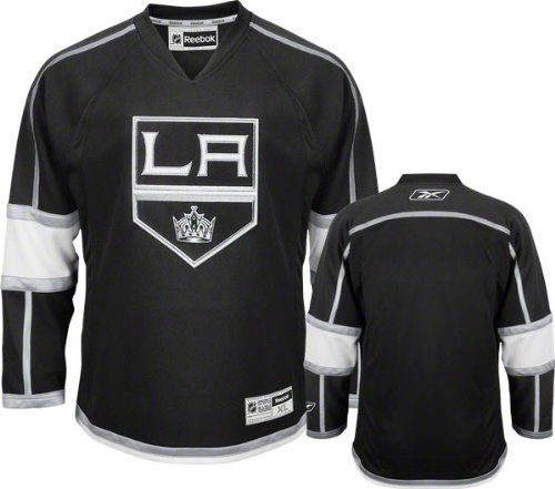 NHL Youth Los Angeles Kings Team Color Replica Jersey - R58Hwbhh (Black, Small/Medium)