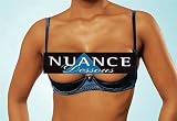 Nippelfreie Satin Büstenhebe Bügel-BH von NUANCE Büstenhalter Cup C