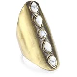 Beyond Rings Haute Hippie Gold Long Ring With