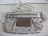 Coach Poppy Signature Swingpack Khaki Chalk 43549