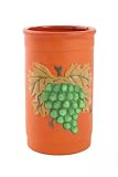 Oenophilia Terra Cotta Green Grapes Decorative Wine Chiller