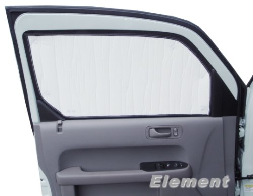 SIDE WINDOW Front Seat set/2 Sunshades for Honda Element 2003 2004 2005 2006 2007 2008 HEATSHIELD Brand Sunshades #883S-A