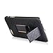 iPhone 6 Plus Case, De-Bin iPhone 6 Plus Case with Belt Clip Super Slim Hard Armor Holster Combo Case with Kickstand and Swivel Belt Clip for Apple iPhone 6 Plus - Black