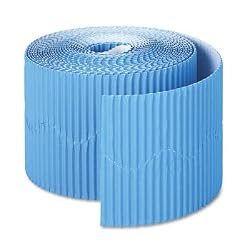 Pacon 37174 Decorative Border, Recyclable, 2-1/4 in.x50, Brite Blue