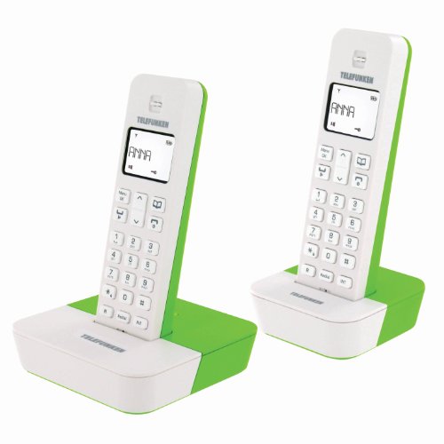 T�l�phone GSM TELEFUNKENTB302BLANC VERTDUO