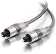 6 Foot Interference-Free Toslink to Toslink Fiber Optic Digital Audio Cable Interface