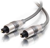 6 Foot Interference-Free Toslink to Toslink Fiber Optic Digital Audio Cable Interface