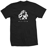  : ALIEN science fiction film retro movie sci-fi BW SHIRT