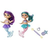 Barbie Fairytopia Aqua and Purple Mermaid Baby Dolls
