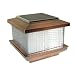 Pine Top 511-0008C Plastic Solar Post Cap Light, Copper