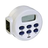 Westek TE55WHB 1 Outlet Digital Timer with Grounded Outlet, White