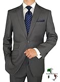 Bianco Brioni Made in Italy Wool / Silk Mens Suit 150's 2 Button Jacket 2pc Flat Front Pants Ticket Pocket Custom Working Buttonholes Business Suit Gray