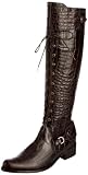 Hunter Women's Beaufort Leather Croc Knee High Boots