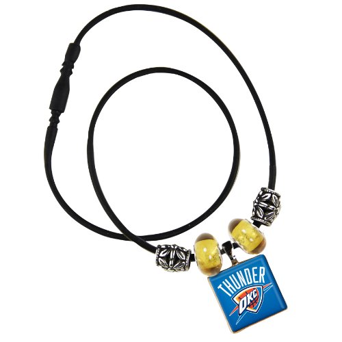 NBA Oklahoma City Thunder Life Tiles Necklace with Beads