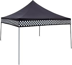On The Edge 200001 Canopy (10 X 10) (Checker Flag) (Black)