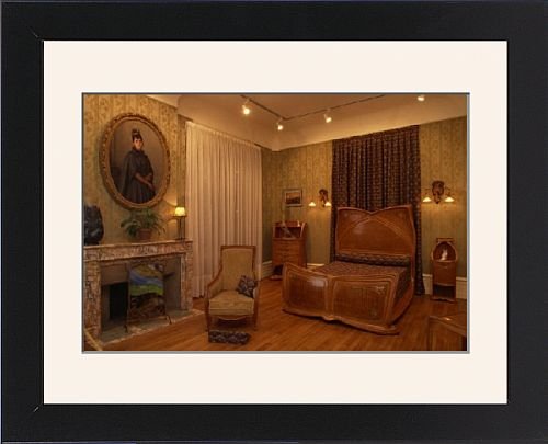 Framed Prints of Art Nouveau bedroom interior in the Musee de lEcole de Nancy, Nancy, from Robert Harding