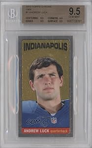 Andrew Luck BGS GRADED 9.5 Indianapolis Colts (Football Card) 2012 Topps Chrome 1965 Design #1