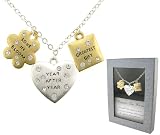 Daughter Love Forever Charm Necklace Gift Boxed w/ Verse