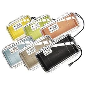 Pelican 1030 Micro-Case (Clear w  Blue Liner) by Pelican