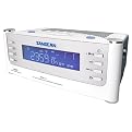 Sangean FM/AM/Aux Atomic Clock Radio - Silver (RCR-22)