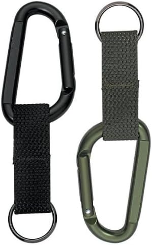 Rothco 80mm Carabiner with Webbing