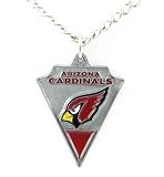 Arizona Cardinals Chain Necklace & Pewter Pendant - NFL Football Fan Shop Sports Team Merchandise
