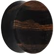 35mm Organic Ebony Wood Concave Plug